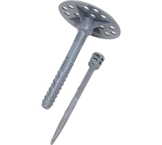 Изображение товара Дюбель гриб Daxmer для теплоизоляции с пластиковым гвоздем IZO 10x90, 50 шт 00-00445401
