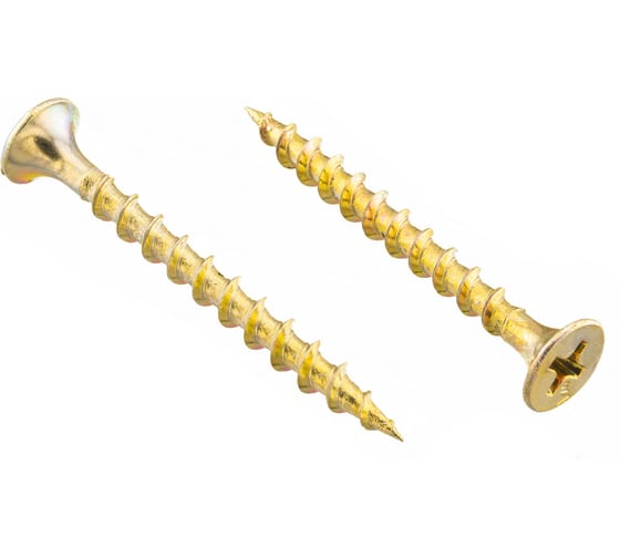 Изображение товара Саморезы по дереву BOWT, для гипсокартона желтые 3,5x41 10 шт Z02234