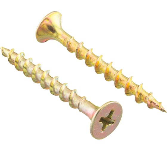 Изображение товара Саморезы по дереву BOWT, для гипсокартона желтые 3,5x35 500 шт Z02219