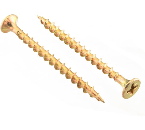 Изображение товара Саморезы по дереву BOWT, для гипсокартона желтые 3,5x51 10 шт Z02235