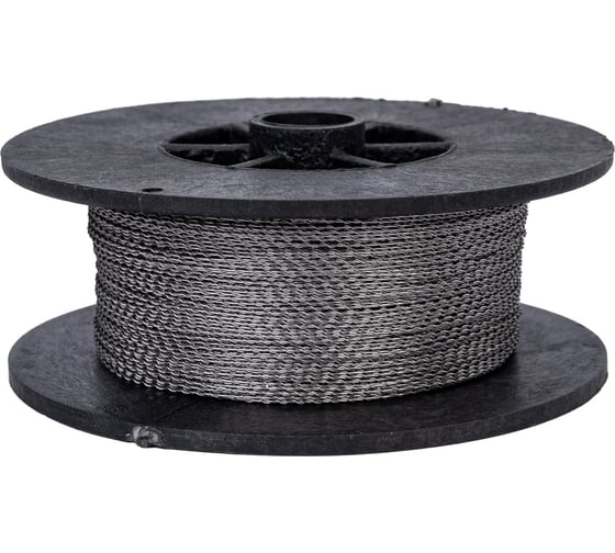 Изображение товара Проволока витая из нержавейки состоит из двух жил ООО Пломба.Ру Проволока 0,75х100 41712