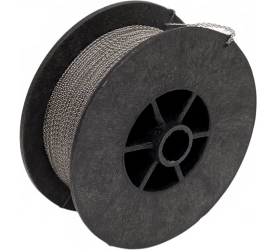 Изображение товара Проволока пломбировочная витая ООО Пломба.Ру нейлон, нержавейка, 100 м., диаметр 0,8мм Проволока 0,8х100 41714