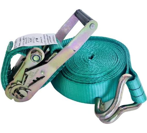 Изображение товара Ремень стяжной 2-составной усиленный ООО Грузкомплект "мастер" 50мм 5т 10м СР50М10