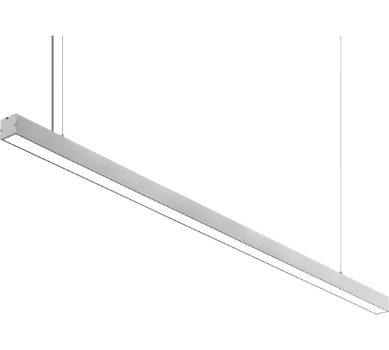 Изображение товара Линейный подвесной светодиодный светильник Apeyron 40Вт, ip40, 4x4х118 см, цвет - серебро / 30-11