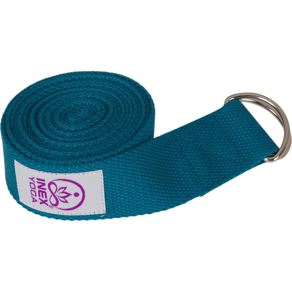 Изображение товара Ремень для йоги INEX Stretch Strap 240 см синий