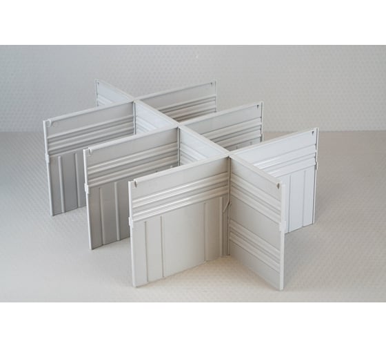 Изображение товара Разделители внутренний Пластик Система комплект 3x1шт, 360x180мм/560x180мм, серый DPS 3618/DPS 5618