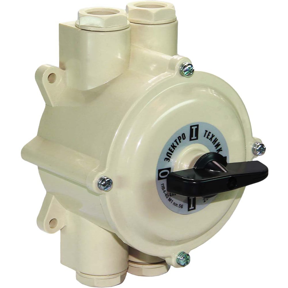 Изображение товара Пакетный выключатель Электротехник Пв 4-40 м1 IP56 40А 380В корпус пластик