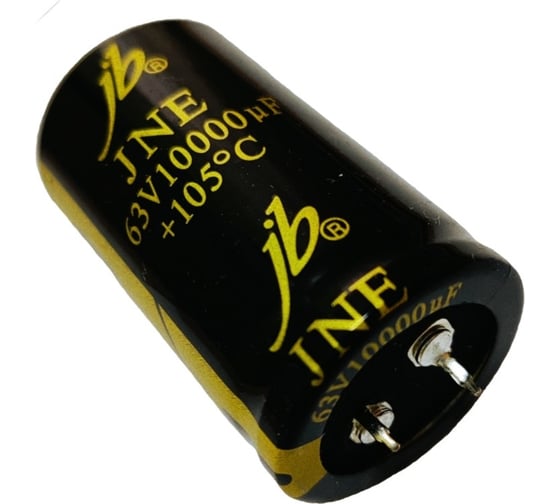 Изображение товара Электролитический конденсатор JB Capacitors 10000мкФ, 63В, 105С, 30x50мм, (Snap-in), JNE1J103M10003000500-76
