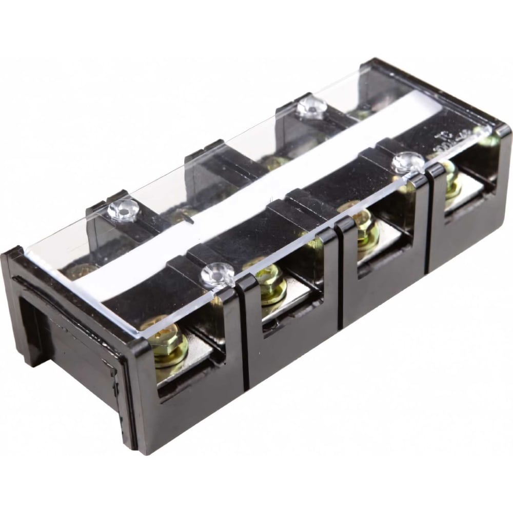 Изображение товара Силовой блок зажимов Рувинил 22mm2 100A/600V 4 зажима БЗС-100-4