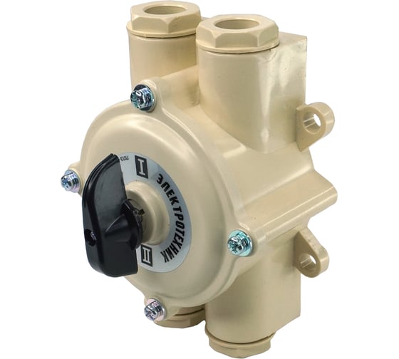 Изображение товара Пакетный переключатель Электротехник Пп 3-40/н2 м2 пл. 56 40а, пластмассовый корпус, ip56, ET002439