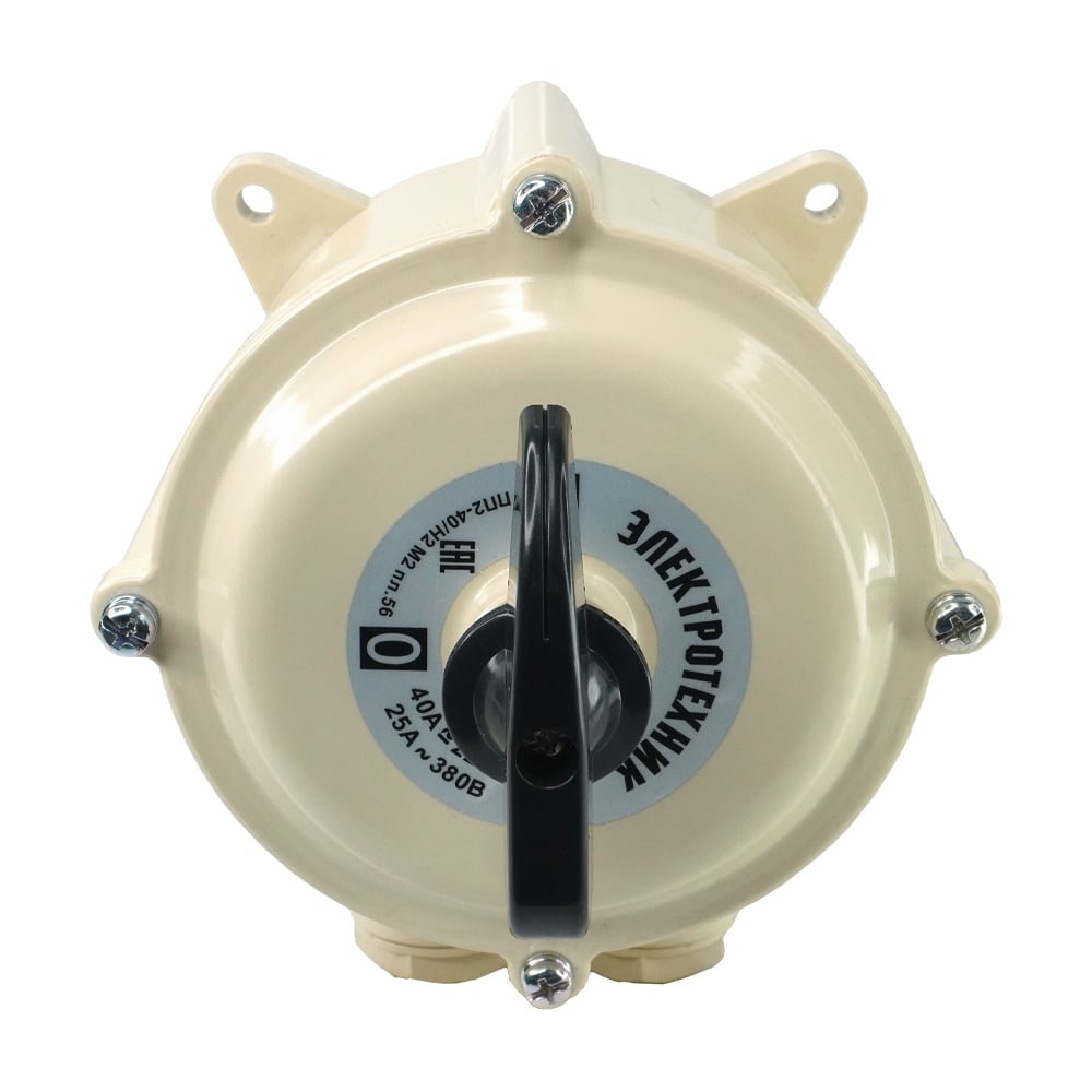 Изображение товара Пакетный переключатель Электротехник Пп 2-40 /н2 м2 пл 56, силовой корпус IP56