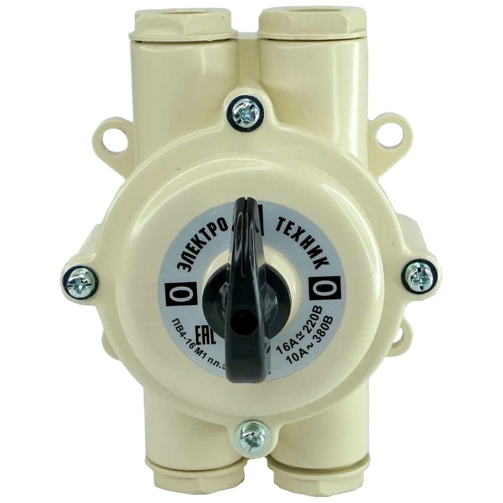 Изображение товара Пакетный выключатель Электротехник Пв 4-16 м1 пл. 56 16а