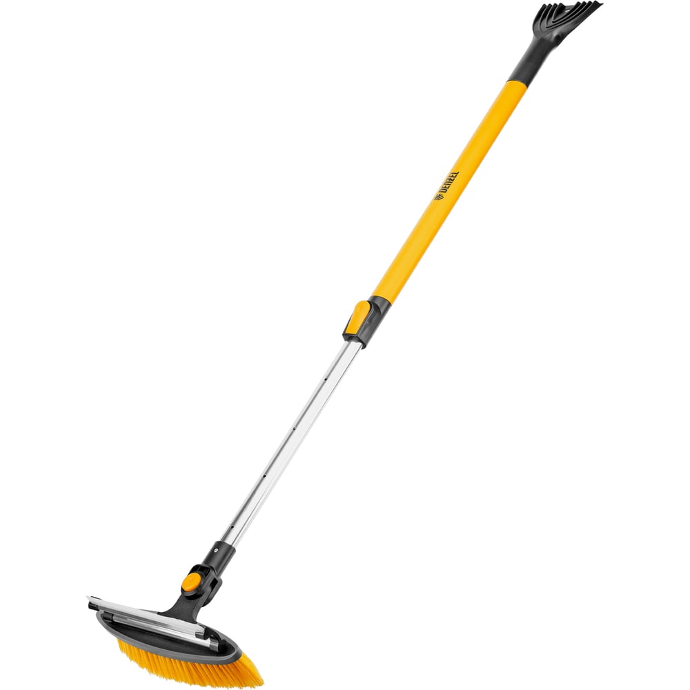 Изображение товара Щетка сметка Denzel с телескопической рукояткой и поворотной головой