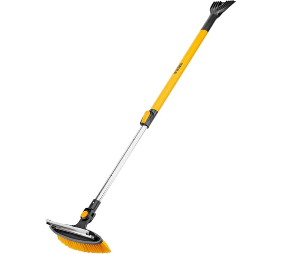 Изображение товара Щетка сметка со скребком Denzel телескоп, поворотная голова, водосгон 950-1320 мм 55327