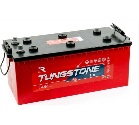 Изображение товара Аккумулятор Tungstone Efb 6ст -210 росс.конус 210(L)4-ВBK-BK-0