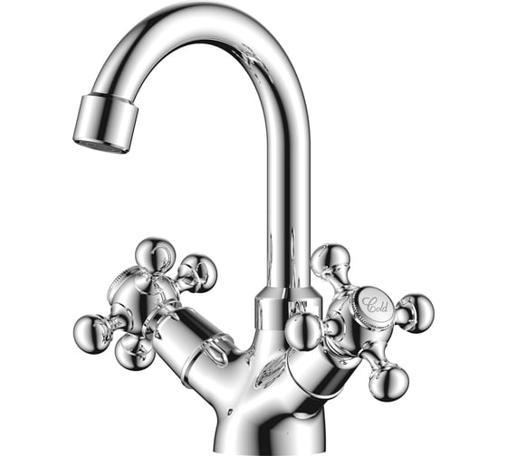 Изображение товара Смеситель для раковины с поворотным изливом OLIVE'S 01110GR