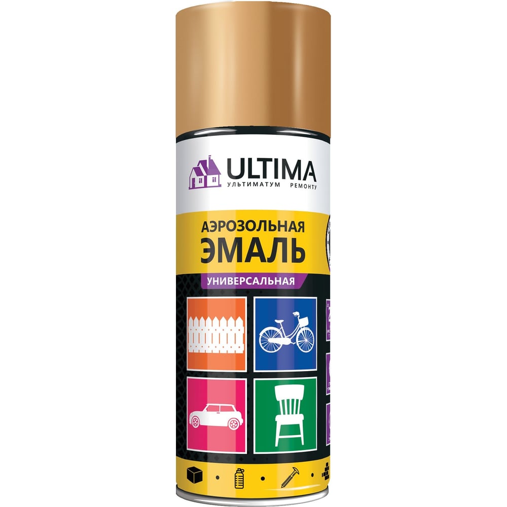 Универсальная аэрозольная краска ULTIMA защита от плесени zerwood zp 0 готовый 0 5л