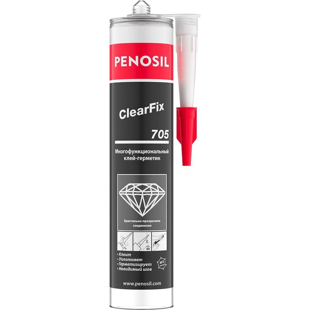 Клей-герметик Penosil гель лак для ногтей glitter flash 3 х фазный 8мл led uv прозрачный фиолетовый 08