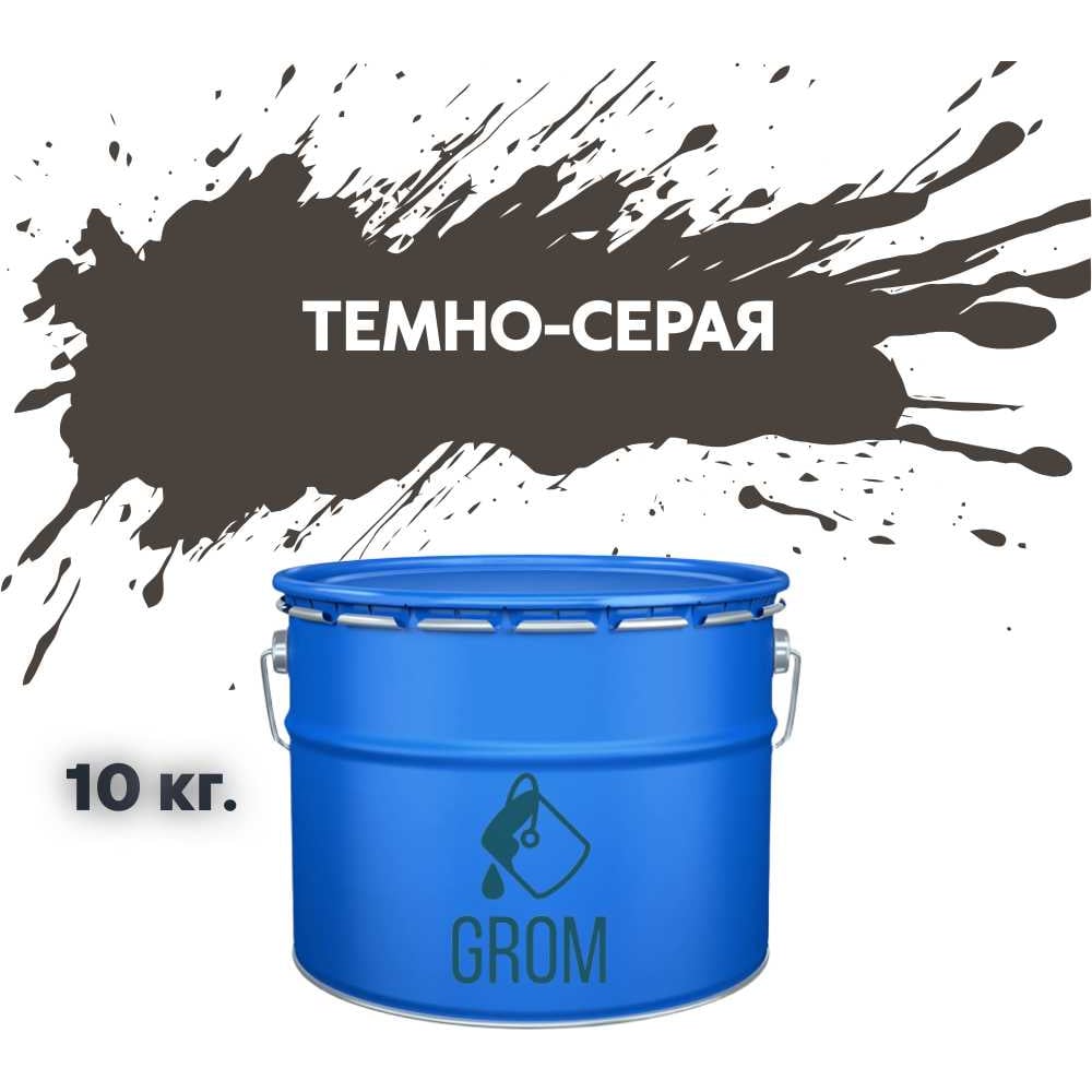 Изображение товара Дорожная акрилатная краска Grom АК-511 для разметки на асфальте и бетоне 10 кг