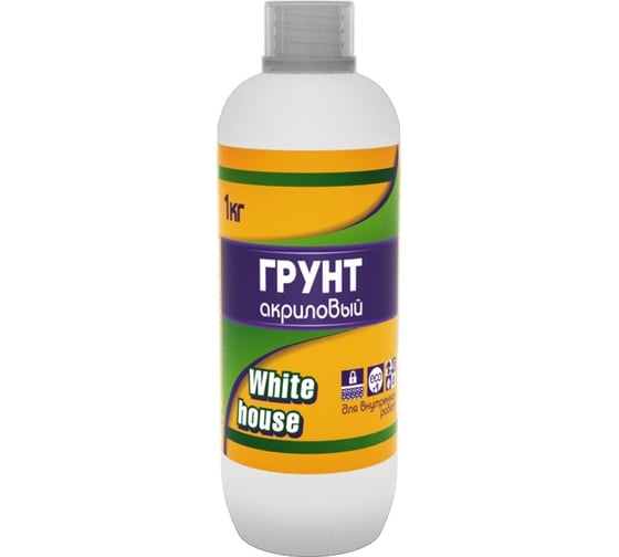 Изображение товара Грунт акриловый для внутренних работ White House 1 кг, 15554