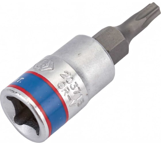Изображение товара Головка-бита торцевая 1/4", TORX с отверстием, T15Н, L=37 мм KING TONY 203715