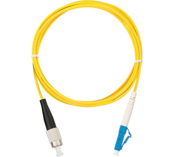 Изображение товара Переходной волоконно-оптический шнур NIKOMAX желтый, 10м NMF-PC1S2C2-FCU-LCU-010