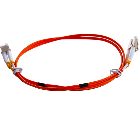 Изображение товара Соединительный волоконно-оптический шнур NIKOMAX оранжевый, 1м NMF-PC2M2C2-LCU-LCU-001