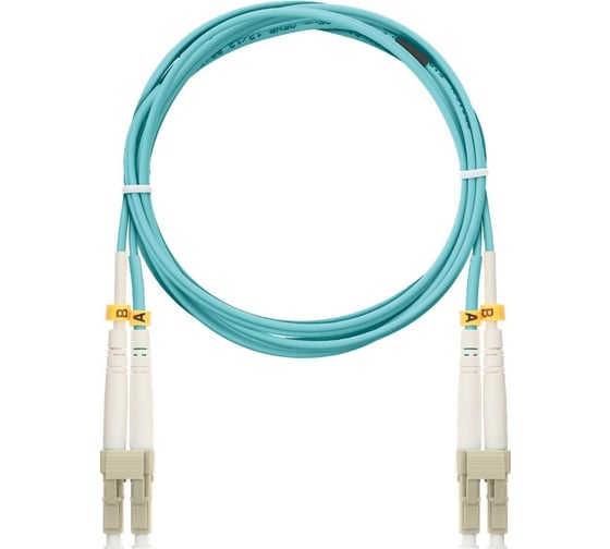 Изображение товара Соединительный волоконно-оптический шнур NIKOMAX аква, 1м NMF-PC2M3C2-LCU-LCU-001