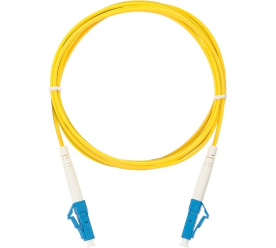 Изображение товара Соединительный волоконно-оптический шнур NIKOMAX желтый, 2м NMF-PC1S2C2-LCU-LCU-002