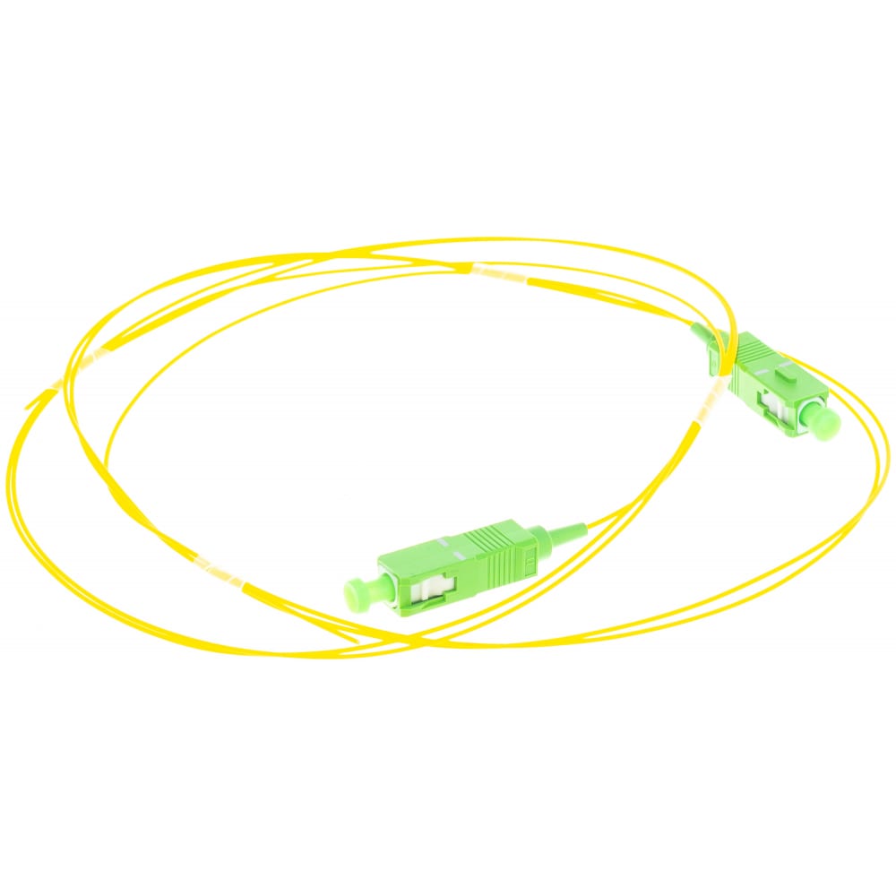 фото Монтажный волоконно-оптический шнур nikomax желтый, 1м, уп-ка 2шт. nmf-pt1s2c0-sca-xxx-001-2