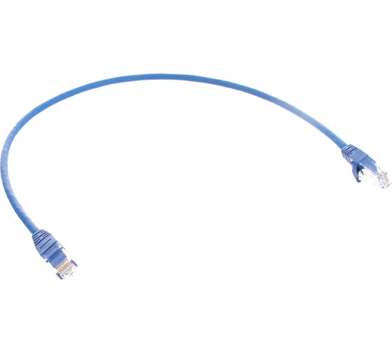 Изображение товара Коммутационный шнур NIKOMAX U/UTP 4 пары, синий, 0,5м NMC-PC4UD55B-005-C-BL