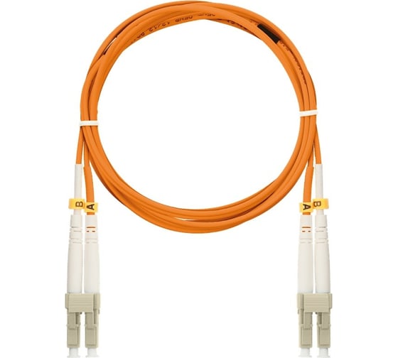 Изображение товара Соединительный волоконно-оптический шнур NIKOMAX оранжевый, 10м NMF-PC2M2C2-LCU-LCU-010