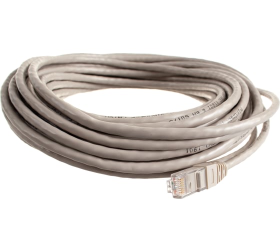 Изображение товара Коммутационный шнурNIKOMAX  U/UTP 4 пары, серый, 15м NMC-PC4UD55B-150-GY
