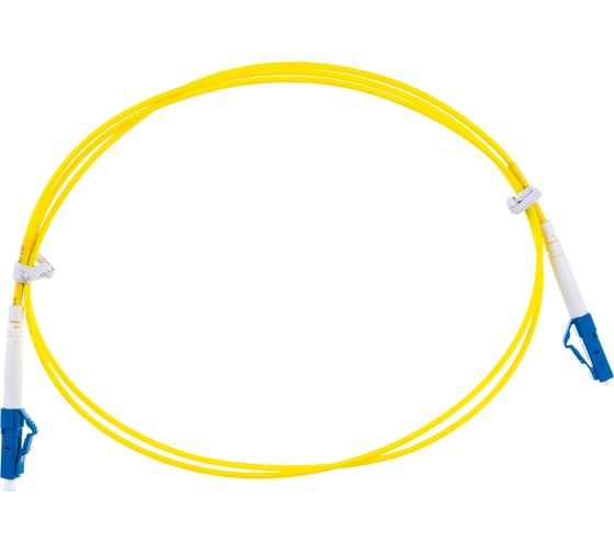 Изображение товара Соединительный волоконно-оптический шнур NIKOMAX желтый, 1м NMF-PC1S2C2-LCU-LCU-001