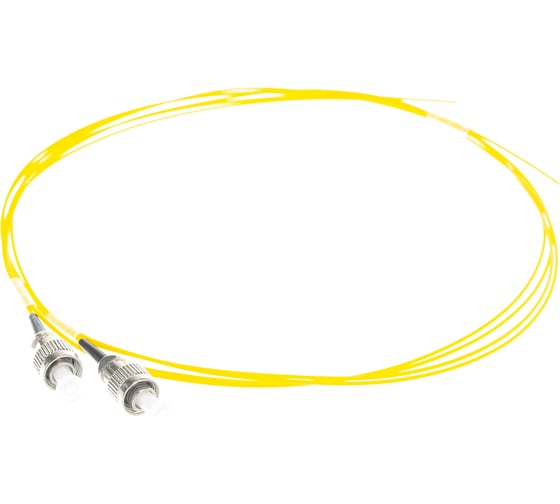 Изображение товара Монтажный волоконно-оптический шнур NIKOMAX желтый, 1м, уп-ка 2шт. NMF-PT1S2C0-FCU-XXX-001-2