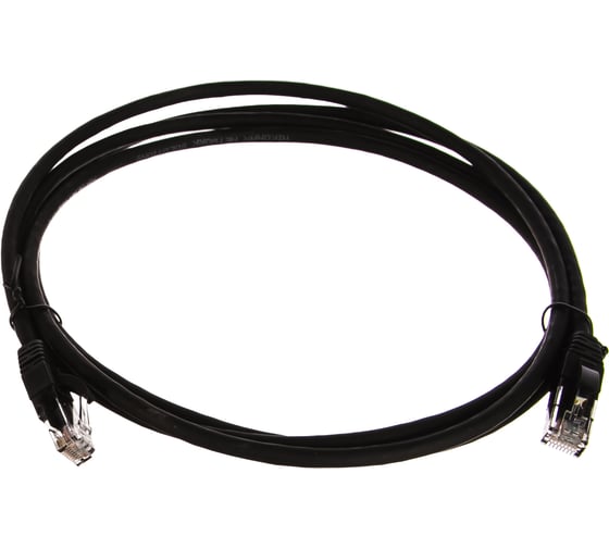 Изображение товара Коммутационный шнур NIKOMAX U/UTP 4 пары, черный, 2м NMC-PC4UD55B-020-C-BK