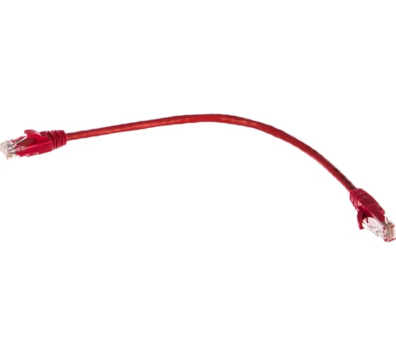 Изображение товара Коммутационный шнур NIKOMAX U/UTP 4 пары, красный, 0,3м NMC-PC4UD55B-003-RD
