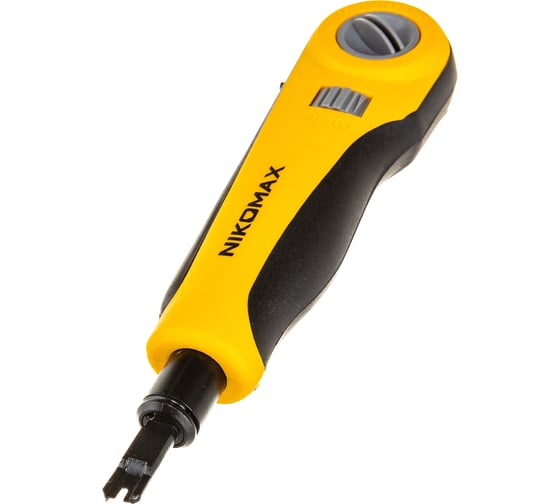 Изображение товара Инструмент для заделки витой пары, нож для кроссов типа 110 в комплекте NIKOMAX NMC-3640RB