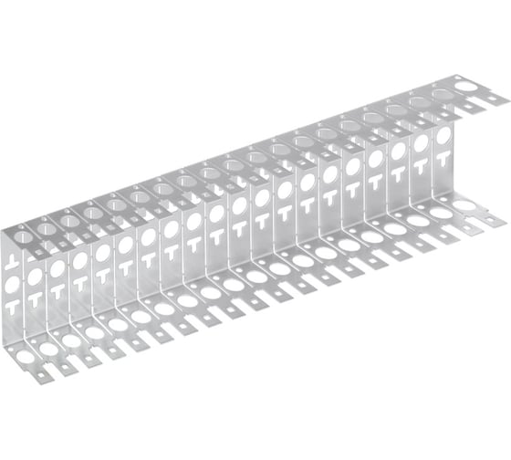 Изображение товара Настенный кронштейн NIKOMAX на 20 плинтов, отламывающийся, металлический, 2шт NMC-WCPLBR20-2