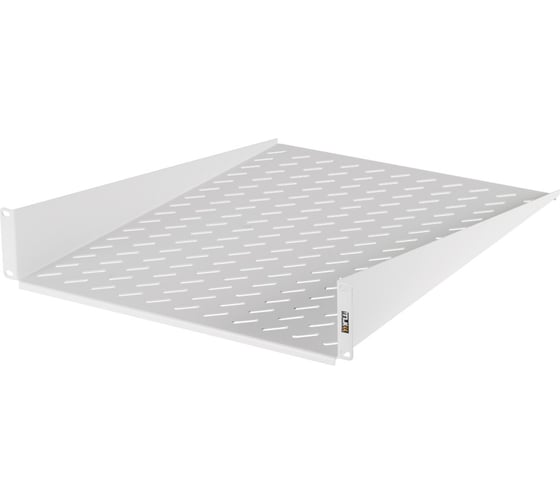Изображение товара Фронтальная полка TLK 19, 2U, Г600мм, серая TLК-SHFR-600-GY