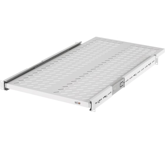 Изображение товара Выдвижная полка TLK 19, для шкафа и стойки Г600мм, серая TLК-SHFC-400R-GY