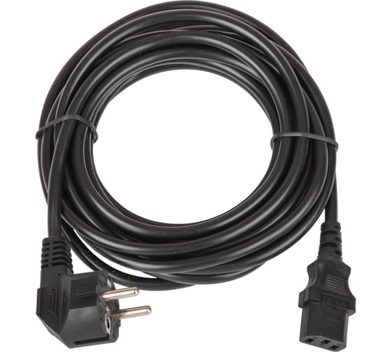 Изображение товара Кабель питания TLK евровилка с заземлением, 10А, 5м TLК-PCC10-050