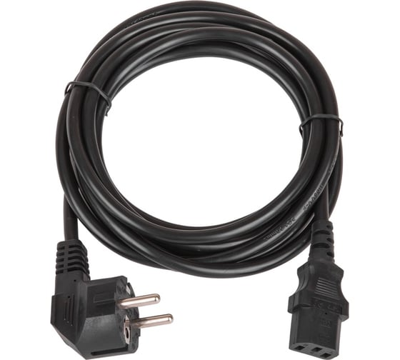 Изображение товара Кабель питания TLK евровилка с заземлением, 6А, 3м TLК-PCC06-030