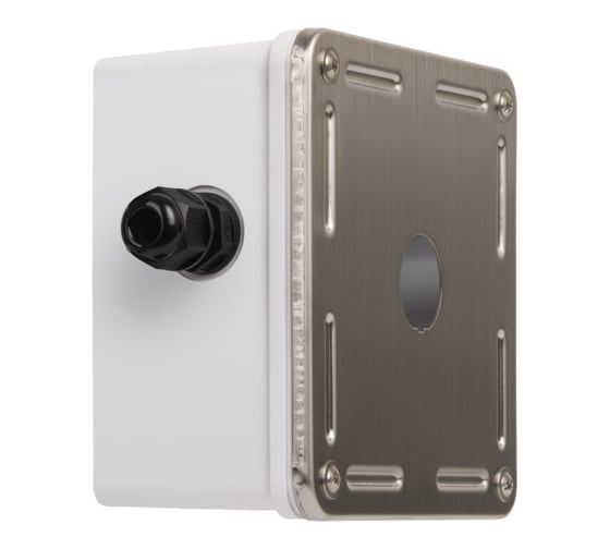 Изображение товара Индустриальный корпус настенной розетки 1 порт, металлик NIKOMAX NMC-MB1P-IS-MT