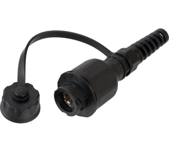 Изображение товара Индустриальный модуль-розетка для оконцевания отдельностоящих кабелей NIKOMAX NMC-KJSE2-IS-PC-BK