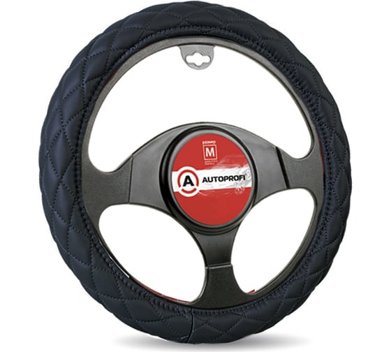 Изображение товара Оплётка руля AUTOPROFI SP-9010 BK M