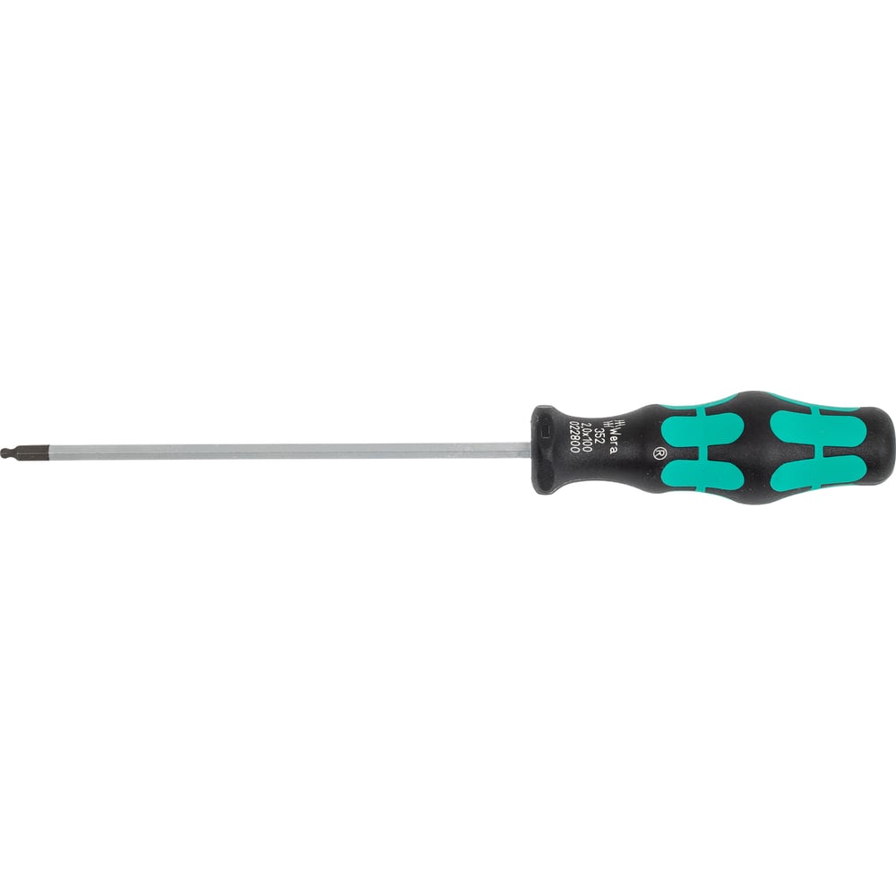 Изображение товара Отвертка WERA 352 SW 2,0/100 MM WE-022800 - Профессиональный инструмент