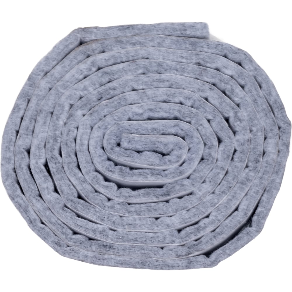 Изображение товара Самоклеящиеся подпятники для мебели ТУНДРА 100x20 мм фетр серый