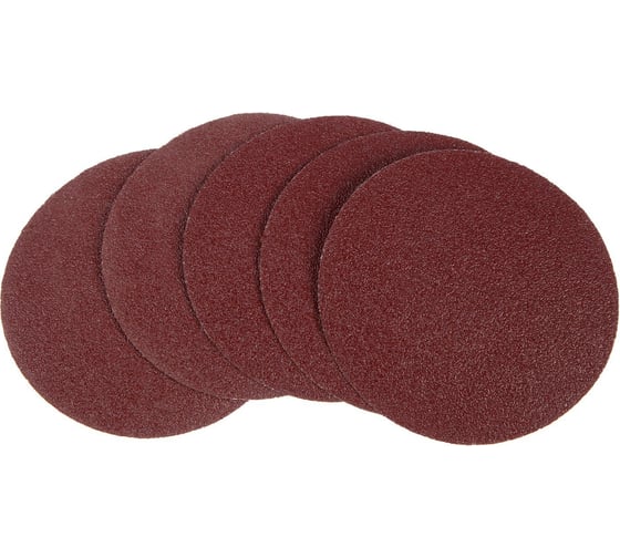 Изображение товара Круг абразивный шлифовальный под липучку 125 мм, Р40, 100 шт ТУНДРА 1928248