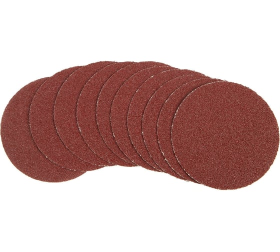 Изображение товара Круг абразивный шлифовальный под липучку 125 мм, Р24, 10 шт ТУНДРА 1865791